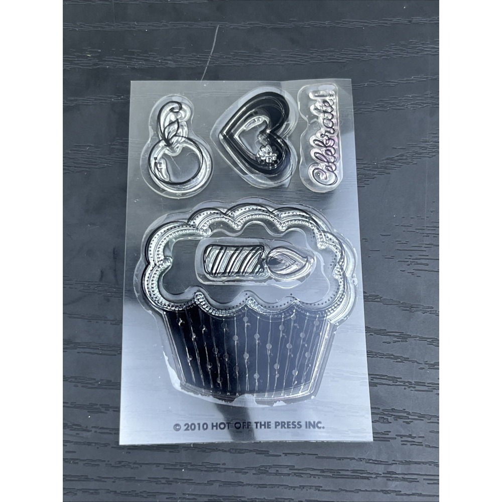 Hot Off The Press‎ Birthday Embossing Stamp Craft Embosser Card Making